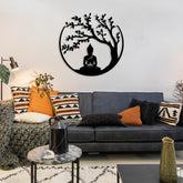 Buddha Metal Wall Art - Zen Home Decor