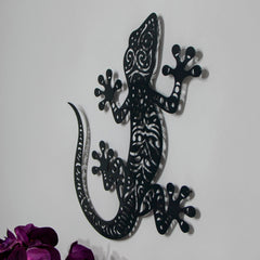 Gecko Metal Wall Decor - Lizzard Wall Art