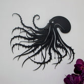 Majestic Octopus Wall Decor - Octopus Large Metal Wall Art
