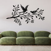 Birds on Tree Branch Wall Decor - Boho Wall Art