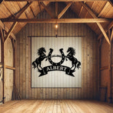 Custom Horse Ranch Sign - Personalized Horse Lover Gifts
