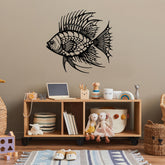 Victorian Gothic Fish Bone Metal Wall Art