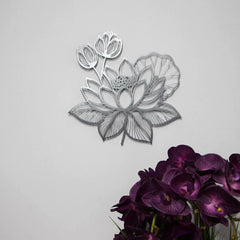 3D Lotus Flower Wall Art - Lotus Flower Decor