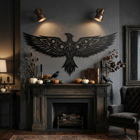 tribal phoenix wall art
