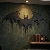 Majestic Bat Metal Wall Art