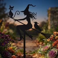 Halloween Witch Yard Art