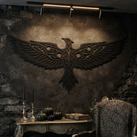 tribal phoenix wall art
