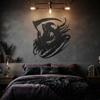 Grim Reaper Metal Wall Art