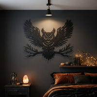 Majestic Owl Metal Wall Art
