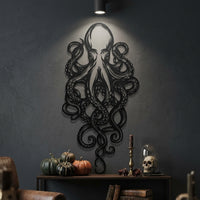 Octopus Metal Wall Art