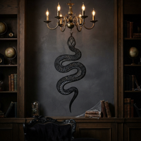 Large Snake Metal Wall Art