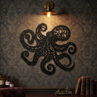 Metal Octopus Wall Art