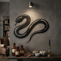 Giant Snake Metal Wall Art