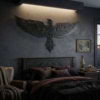 tribal phoenix wall art