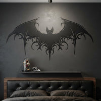 Majestic Bat Metal Wall Art