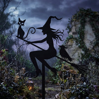 Halloween Witch Yard Art