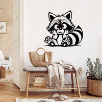 Silly Raccoon Wall Art