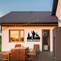 Hunting Custom Metal Sign