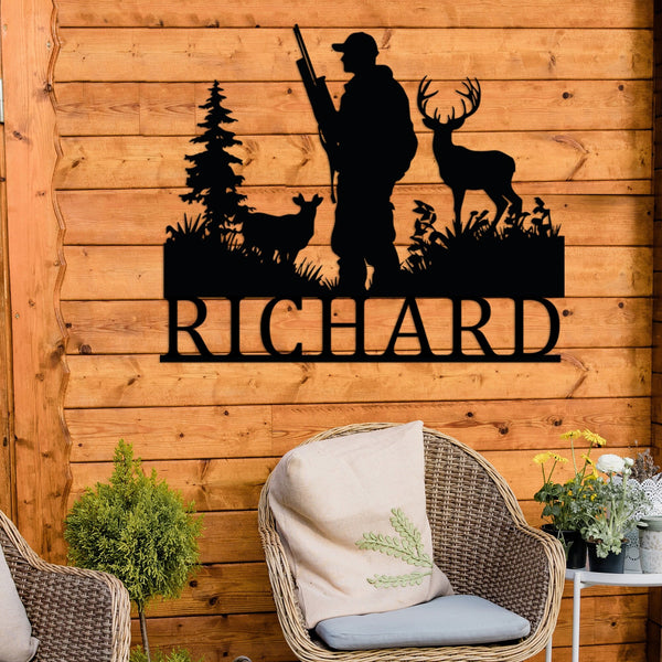 Hunting Custom Metal Sign