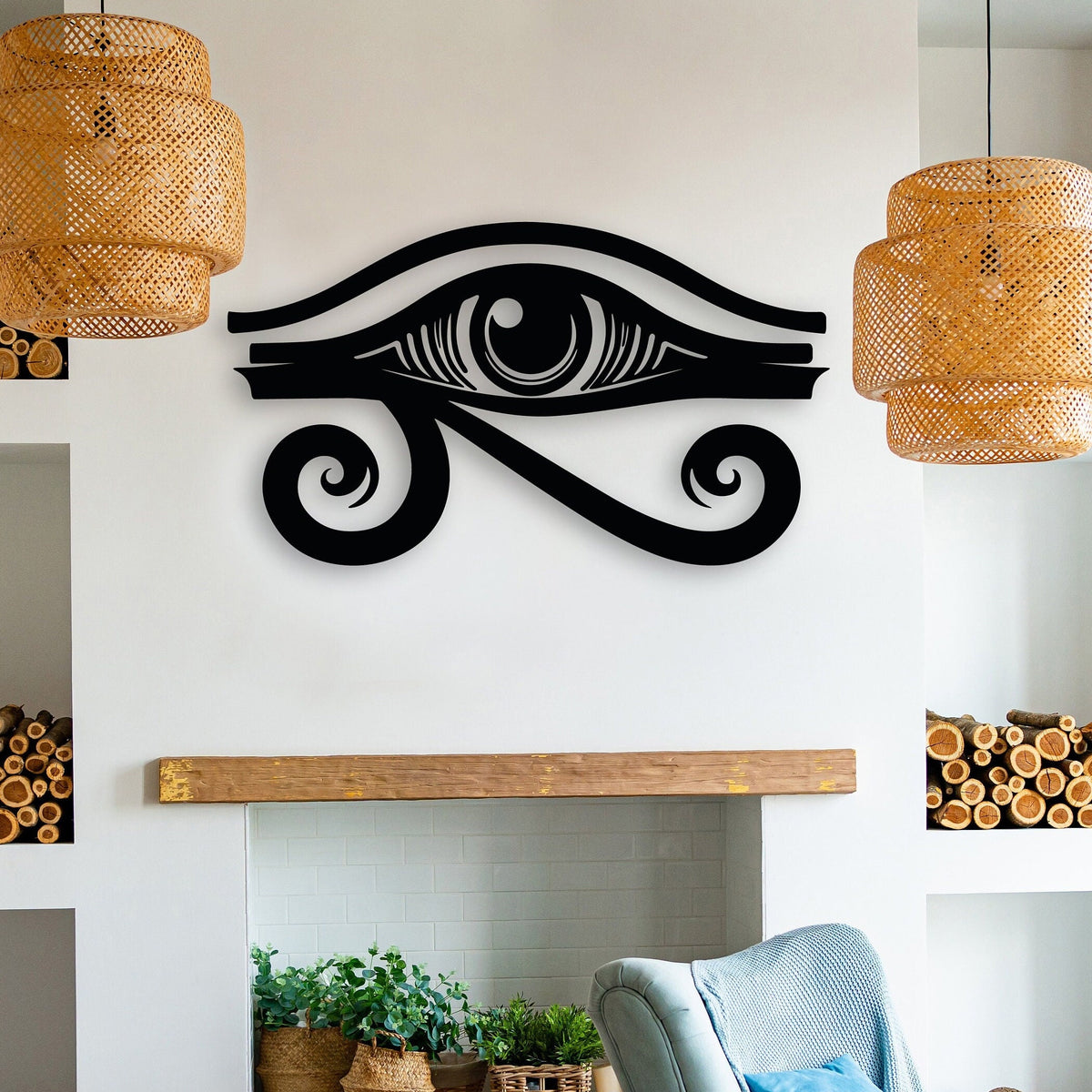 Eye of Horus Metal Wall Decor