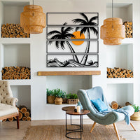 Metal Palm Tree Wall Art