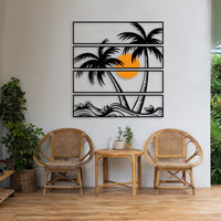 Metal Palm Tree Wall Art