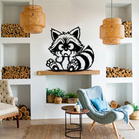 Silly Raccoon Wall Art