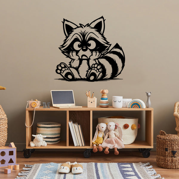 Silly Raccoon Wall Art
