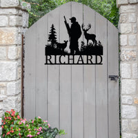Hunting Custom Metal Sign