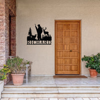 Hunting Custom Metal Sign