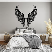 Metal Angel Wings Wall Decor