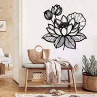 Large Lotus Flower Wall Art