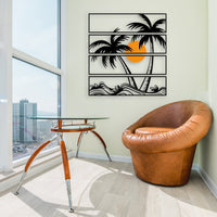 Metal Palm Tree Wall Art