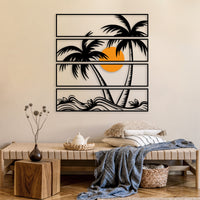 Metal Palm Tree Wall Art