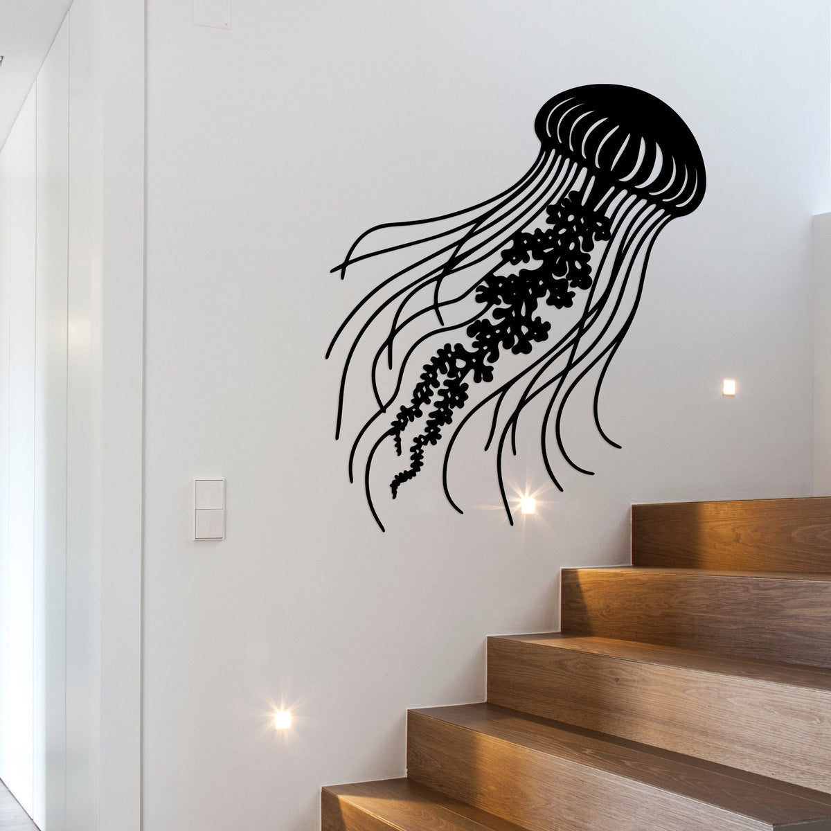 Jellyfish Metal Wall Art