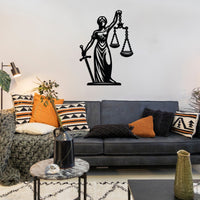 Metal Themis Wall Art