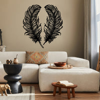 The Devil's Feathers Metal Wall Decor