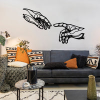 The Creation of Adam Metal Wall Art