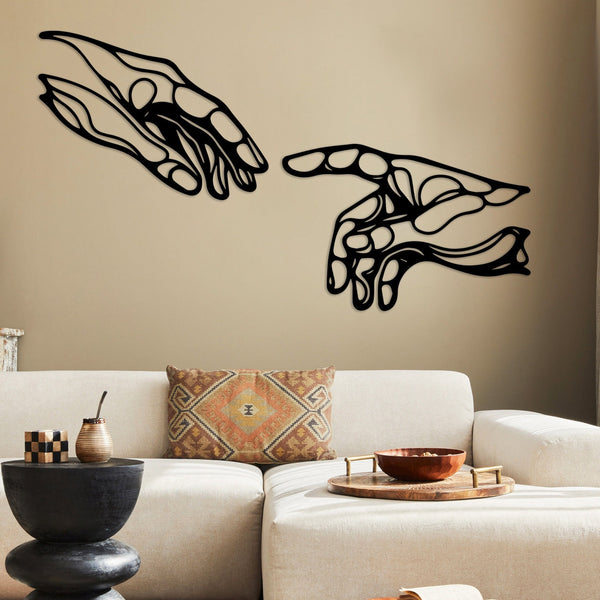 The Creation of Adam Metal Wall Art