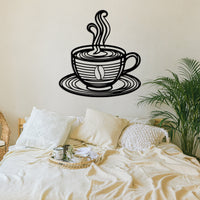 Coffee Cup Metal Sign