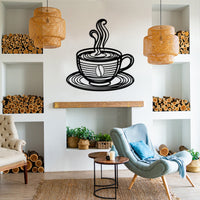 Coffee Cup Metal Sign