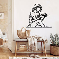 Elegant Woman Metal Wall Decor