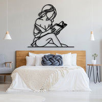 Elegant Woman Metal Wall Decor
