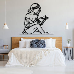 Elegant Woman Metal Wall Decor