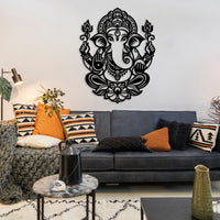 Gold Metal Ganesha Wall Decor