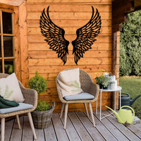 Metal Angel Wings Wall Decor