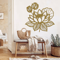 Large Lotus Flower Wall Art