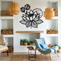 Large Lotus Flower Wall Art