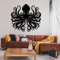 Ocean Monster Metal Wall Art