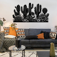 Metal Cactus Wall Decor